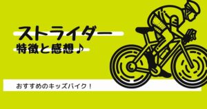 ストライダー　キッズバイク　特徴　レビュー　感想