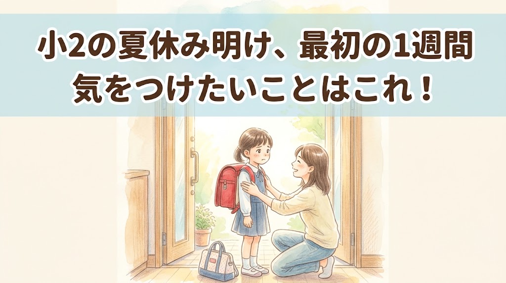 夏休み明け　気をつける　小学生　低学年